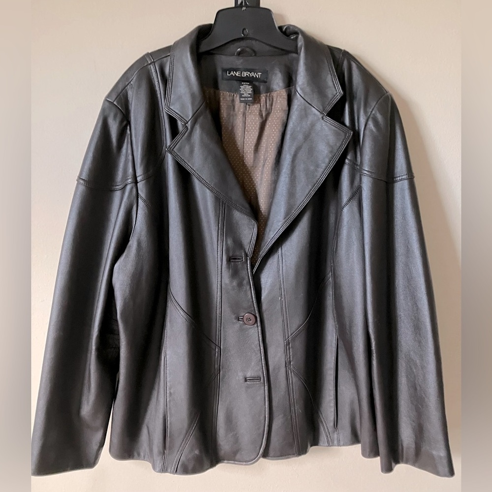 LANE BRYANT  Leather Jacket